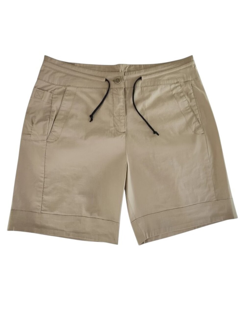 WOOLRICH Women's Khaki Stretch Walking Shorts size 10